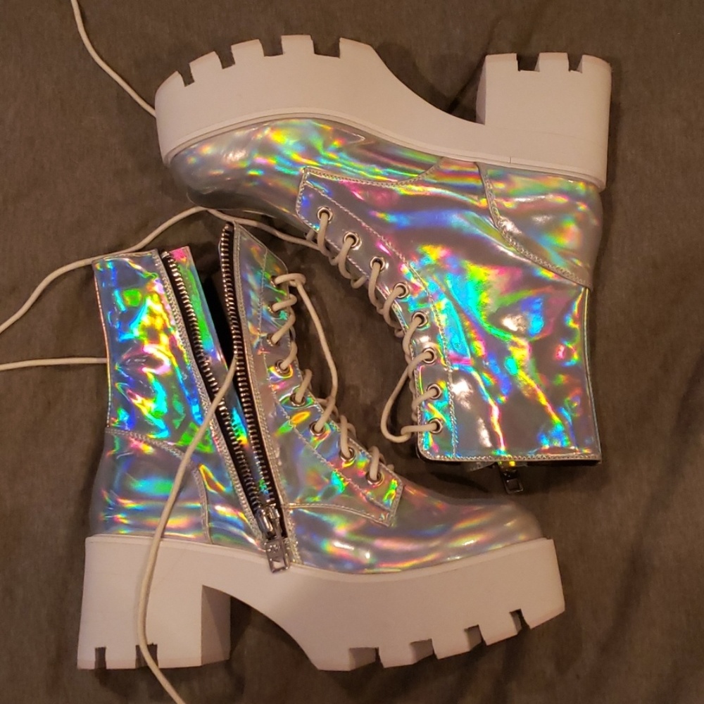 Current Mood rave style boots
